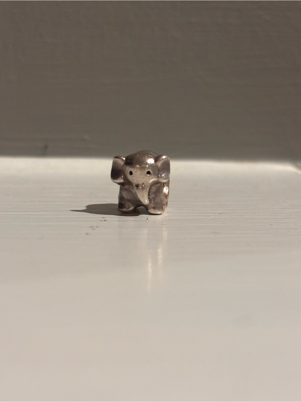 Tiny Silver Elephant Pandora Charm